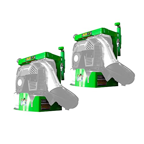 Green Touch Industries BPS100 Xtreme Pro Series Backpack Leaf Blower Steel Theft Prevention Utility Storage Rack V3.3 for Trailers & Garages (2 Pack)