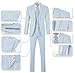 Aowdoy Green Seersucker Suit for Men Slim fit 2 Pieces Casual Blazer Pants Set Mens Striped Fashion Suit Green 5XL