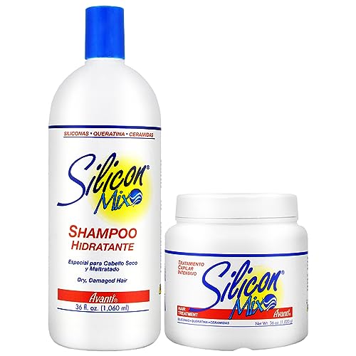 Silicon Mix Shampoo 36oz + Deep Treatment 36oz (Combo Set) by Silicon Mix
