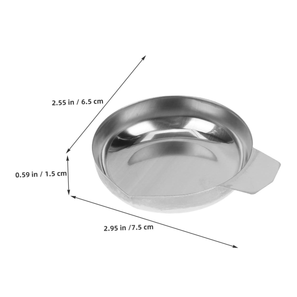 GRIRIW Digital Scale Weighing Pan Set 5pcs Stainless Steel Trays for Kitchen Jewelry Food Measurement