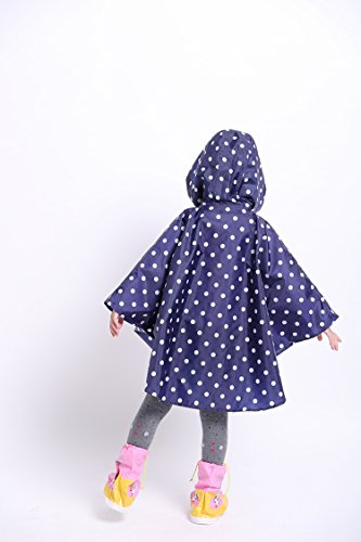 Image of Freesmily Kids Cute Raincoat Waterproof Rain Poncho Jacket Coat for Girls Boys