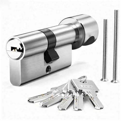 MANICAF Knaufzylinder 30/30, Euro-Zylinder-Schloss...