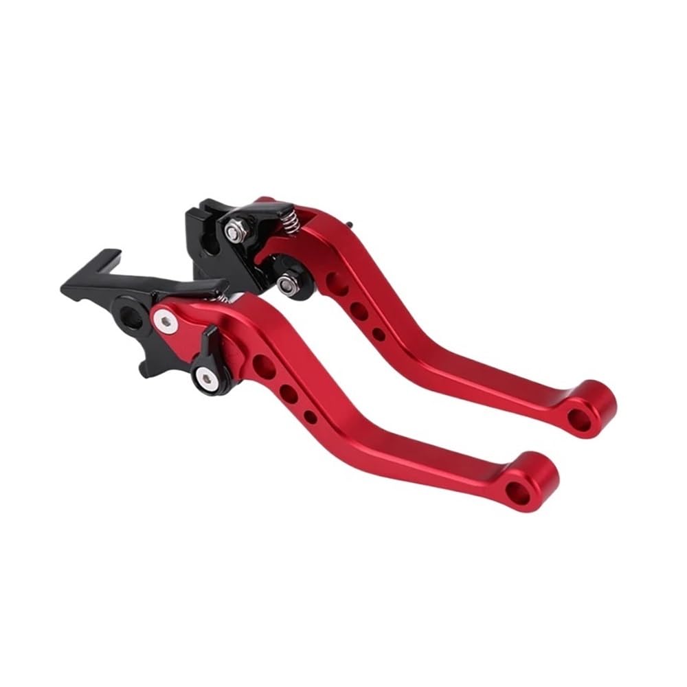 Pliqvbn Red Clutch Brake Shafts Universal Motorcycle Brake Levers Accessories Modified Horn Adjustable Hand Lever For Gy6
