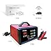 NOONE Battery Charger, 2/8/15Amp 6/12V Fully Automatic Smart Trickle Charger, Automotive Battery Maintainer with Engine Start, Winter Mode, Recondition, Desulfation, LCD Display, ETL