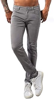 ZLZ Men's Skinny Slim Fit Stretch Comfy Fashion Denim Jeans Pants