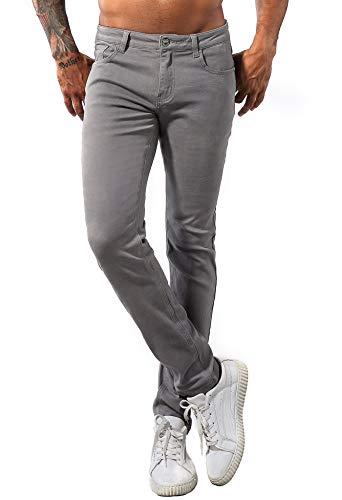 ZLZ Men's Skinny Slim Fit Stretch Comfy Fashion Denim Jeans Pants