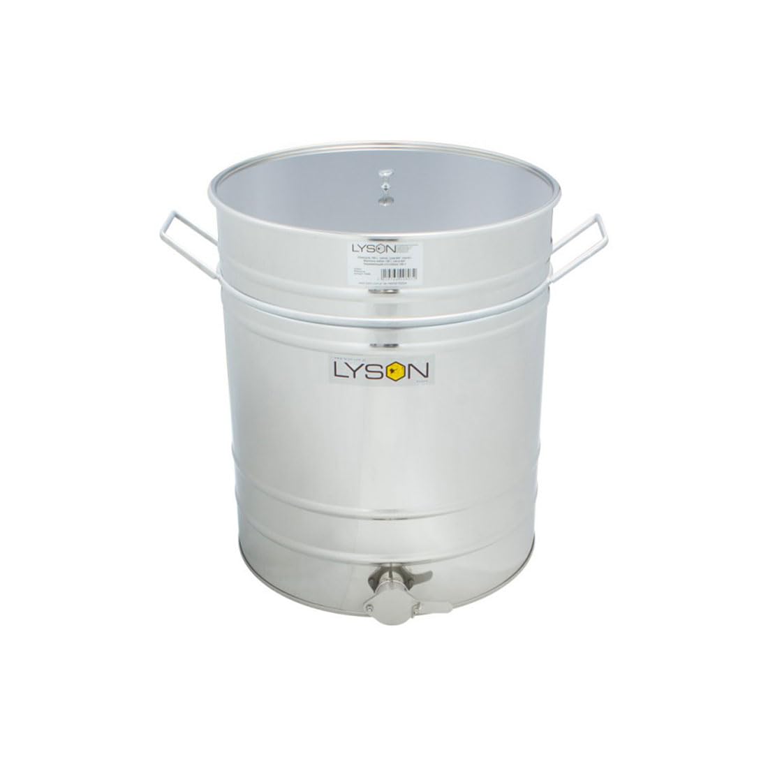 Abfüllbehälter aus Edelstahl 100 Liter für Honig (ca. 135 KG) und Lebensmittel