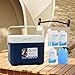 kowaku Ice Chest Box, Insulated Cooler, with Handle Portable Personal Cold Case with Ice Pack for Outdoor Camping Kitchen BBQ Picnic, Blue