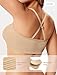 LetsJoli Push Up Strapless Bras for Women Supportive Bandeau Bra Non Slip Wireless No Underwire Padded Tube Bra(Nude,XL)