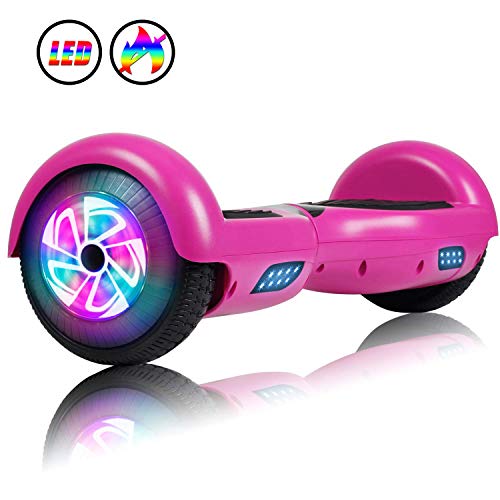 JOLEGE Hoverboard, 6.5" Two-Wheel Self Balancing Hoverboards - LED Light Wheel Scooter