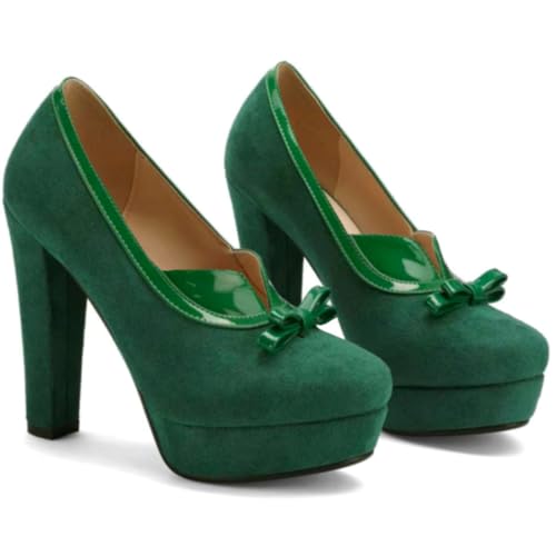 Image of SHODENSE Women Vintage Chunky Platform Loafers Pumps Tassel Round Closed Toe Slip On Suede Block High Heel Dress Loafer Shoes Buckle Strap Oxford Loafers Fringe Pump Dressy Chic Sexy Y2k 4-11 M US