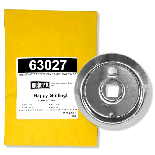 Weber 721001 & 781001 Replacement Gas Grill Thermometer Bezel 63027