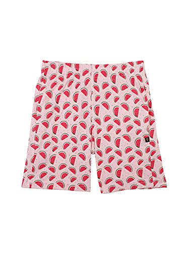 Image of Proteens Girl's Rose Pink Printed Shorts