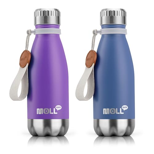 Image of 9 oz Stainless Steel Water Bottle,Double Wall Vacuum Insulated