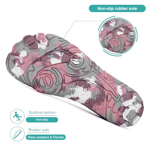 Image of Hike Barefoot Shoes, Pro Barefoot Shoes Women Men, Athletic Hiking Minimalist Water Shoe Breathable Quick Dry Zero Drop Trail Running Shoe with Non-Slip Sole & Wide Toe Box Burgundy