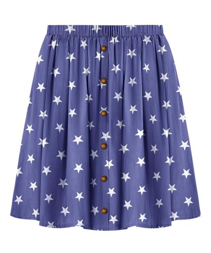 RITERA Plus Size Skirt for Women 2X Denim Stretchy...