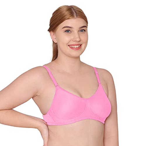 Image of Tweens - Non Padded Cotton Rich Bra - Concealer Side Shaper - Cotton Rich Fabric - Full Coverage, Multiway Straps, Wirefree, Seamless T-Shirt Bra