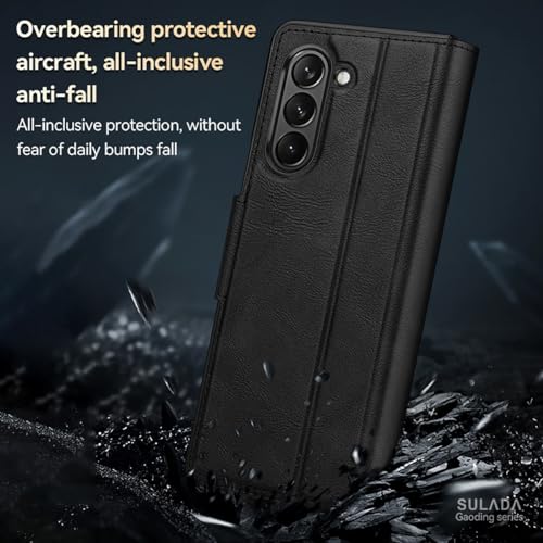 Coque fine Galaxy Z Fold 5 idéale pour le bureau avec support vidéo