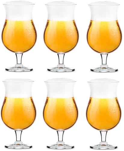 Liuer Verres à Bière 500ml Avec Poignée - Chopes à Bière Personnalisables Pour Fêtes