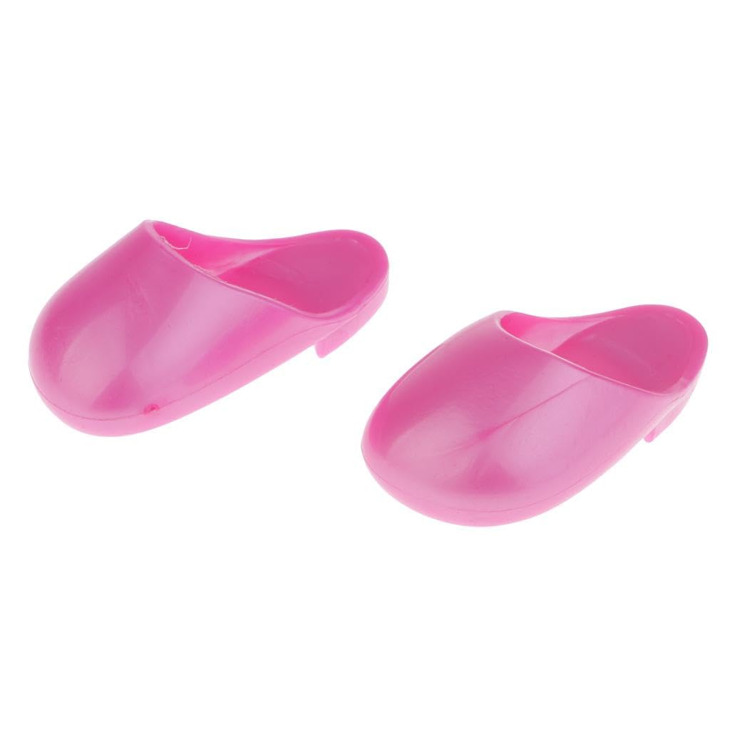 ATORSE Vinyl Slippers Shoes Flats for 16Inch Sharon Dolls Clothing Pink Slippers-picture-17
