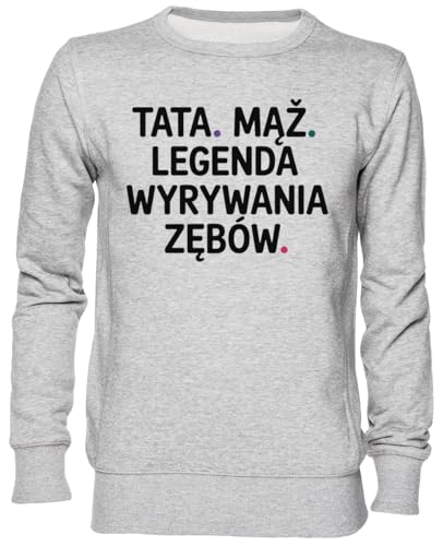 Sweat jersey unisexe Tata Mąż Legenda pour vos journées décontractées