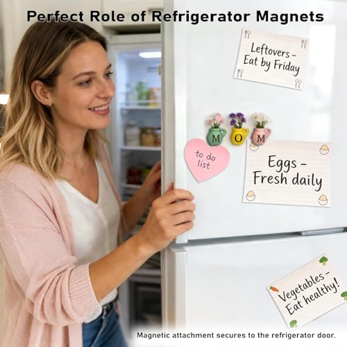 Imán mini jarrón cerámico colorido para refrigerador miniatura 5