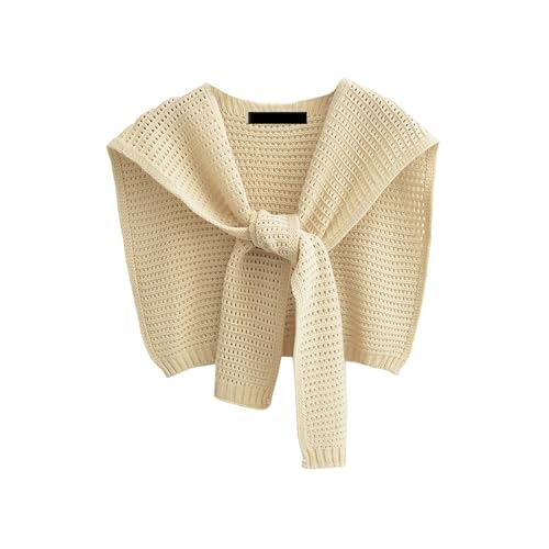 Châle en tricot creux femme en maille unie légère et respirante