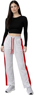 WYXINA Women's Loose Fit Track Pants – Polycotton Joggers with Elastic Waistband & Side Pockets | Lower Comfortable for Gy... Price In India