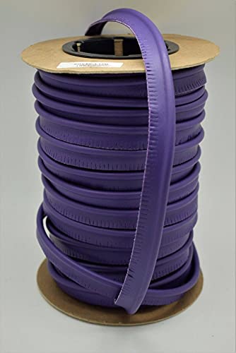 Usa Fabric Store 11-WELT-PVC-NA-PURP-PF-5YD-10 5 Yards Purple Welt Cord Vinyl Piping Marine Outdoor Upholstery Uv Edge Trim Fabric thumb #3