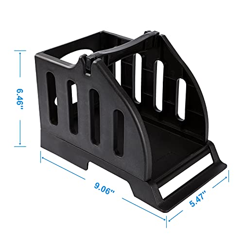 Ü Heartray Label Holder For Rolls And Fan-Fold Labels,Black Stand For 4X6" Thermal Label Printer #TOP2