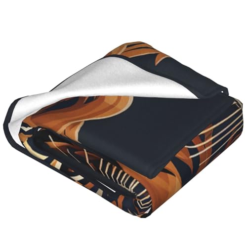 Couverture en flanelle motif tigre en microfibre douce et durable - 3