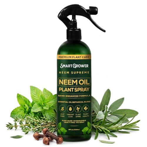 Neem Oil Spray for Plants Botanical Blend – Plant Wash with Natural Essential Oils, Simple Ready-to-Use...