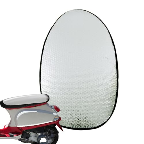 Funda Para Asiento De Motocicleta - Protector De Lámina De Aluminio Reflectante Para El Sol | Amortiguador Plegable De La Sombrilla De La Moto Del Aislamiento Térmico Impermeable Para La Motocicleta,