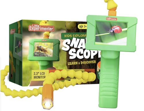 Borescope Snake Camera with Light for Kids, Outdoor Educational STEM Toys,...