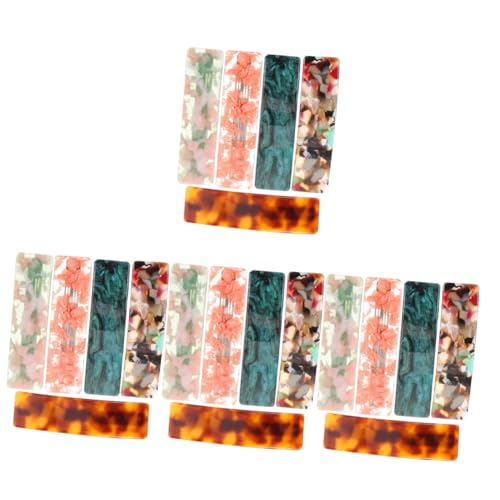 Clips à cheveux rétro rectangulaires pour éviter les cheveux devant le visage
