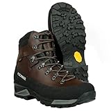 SCHNEE'S Beartooth Mid Hiking Boots, 7-Inch, Waterproof, Vibram Tsavo Outsole, Leather Upper, Brown/Black