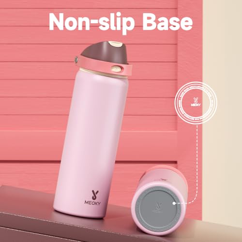 Image of Meoky 32 oz Insulated Stainless Steel Water Bottle for Sports