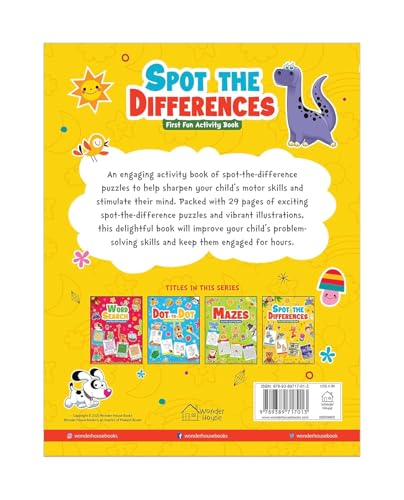 Image of Spot the Difference: First Fun Activity Book for Kids | Boost Focus & Observation Skills | Ages 4-7 | 2+ Hours of Engaging Puzzle Fun