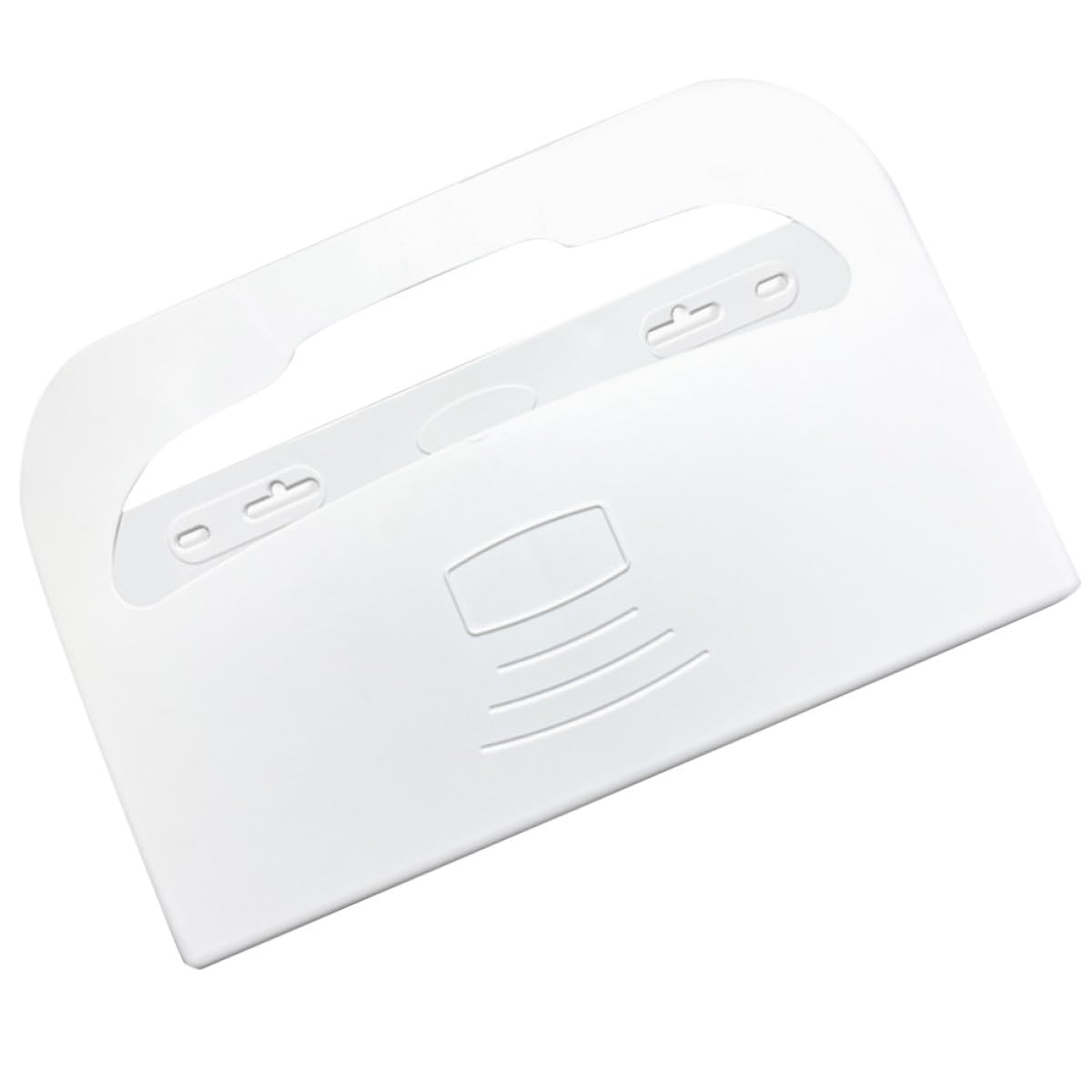 Distributeur de couvre-siège WC stable et portable avec double support papier mural en ABS