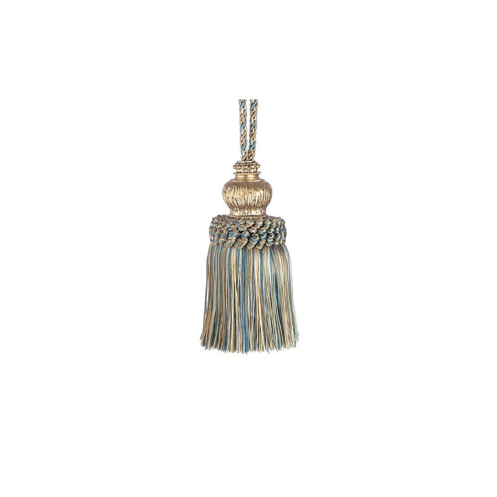 Luxurious Key Tassels, Florentine Style, Large Size (Sky)