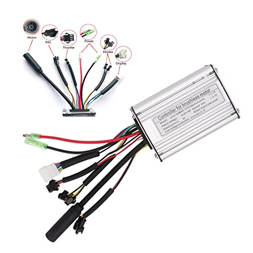 SPYMINNPOO Kit de conversão de bicicleta elétrica, 36V 350W E-Bike Kit de conversão de bateria de bi