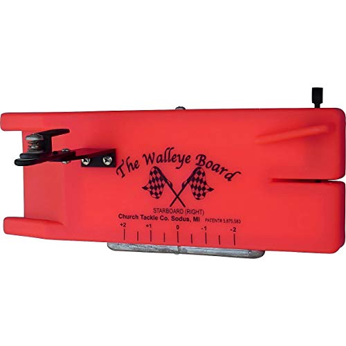 Church Tackle The Walleye Board Orange Left 30110