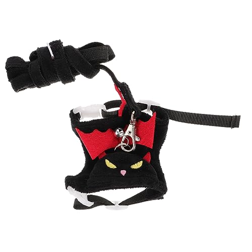 BESPORTBLE Pet Leash Harness Set Small Animals Harness Fashionable Halloween Design Comfortable Functional
