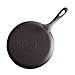 Victoria 10.5-Inch Cast Iron Comal Griddle Pan with a Long Handle, Preseasoned with Flaxseed Oil, Made in Colombia
