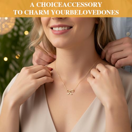 Image of Zibuyu 5PC Pendant Necklace Set for Women&Girls Stylish, Alloy Adjustable Chains Versatile Chic Jewelry Set Gifts for Girls