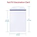 10 Pack Vertical Extra Thick Clear ID Badge Holder Card Holder with Resealable Zip for Multiple Cards (Vinyl PVC) by Wisdompro - Blue Zip (4-1/8