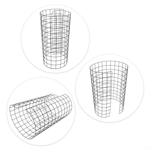 Protectores para troncos de árboles con estacas y ganchos para proteger plantas en cualquier entorno (B)