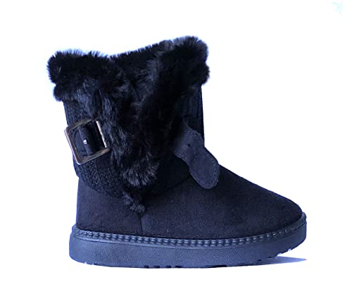 Image of REDVOLUTION SnowStar Snow Boots for Kids - Warm Winter Boots with Snowflake Print for Toddlers & Little Kids