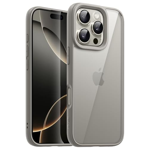 Image of JETech Case for iPhone 16 Pro, Natural Titanium