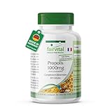 Fairvital | Propolis d'abeille 1000mg dose journalière - 60 gélules - Extrait naturel de résine d'abeille - Avec 3% de galangine - HAUTEMENT DOSÉ